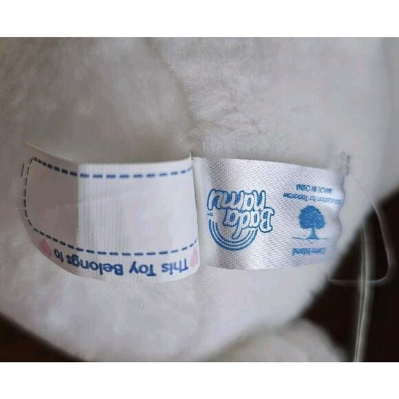 Bada Namu Badanamu White Bear Plush Stuffed Animal New With Tags - Picture 10 of 11